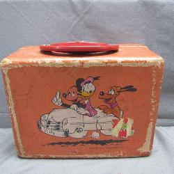 1954 Neevel Disney Mickey & Donald Lunchbox
