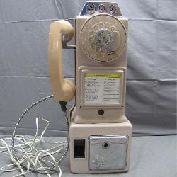 Vintage Pink Payphone w/ Key