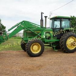JOHN DEERE 4850 W/ EASY ON 2135 FRONT END LOADER
