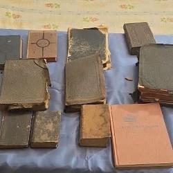 Vintage Bibles some in rough shape