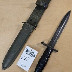 Unusual M4 Bayonet With M3 Marked Blade and M8 Scabbard