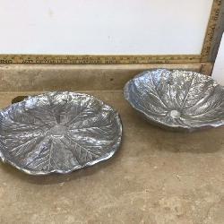 Aluminum cabbage bowl and tray by RWP Wilton