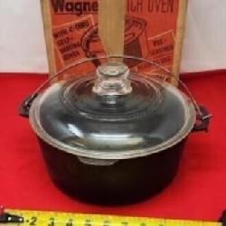 Wagner Dutch Oven With Glass Lid