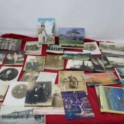 Old postcards used and unused