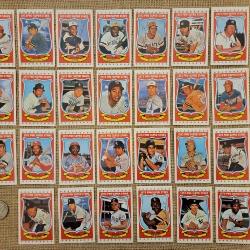 1973 Kelloggs Baseball Cards All-Stars