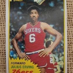 Julius Erving 1981 Topps NBA Basketball Card