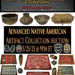 Advanced native american artifact online auction