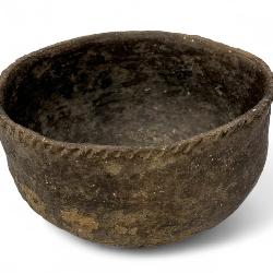 Mississippian Bowl with nice design on rim