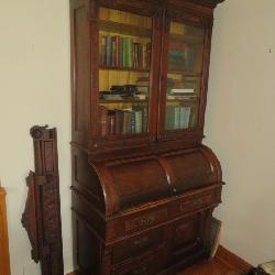 Cylinder secretary desk