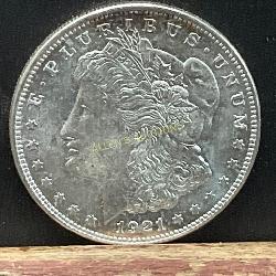 1921 D Morgan Silver Dollar,