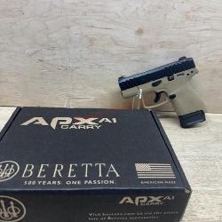 ID# 6158 BERETTA Model APX A1 9 CAL/GA Serial # AX