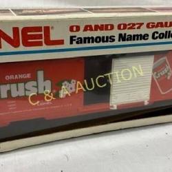 Lionel O and O27 Gauge Orange Crush Box Car No. 6-