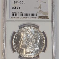 1884-O Morgan Silver Dollar