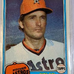 Nolan Ryan 1981 Topps Baseball Card