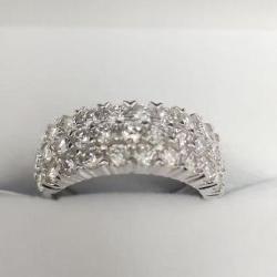 New Brilliant 2.05 KT. Lab Created Diamond size 7.