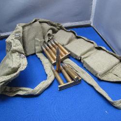 Full Vintage Bandolier of 1943 8mm Mauser Ammo