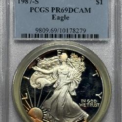 PROOF & UNC. SILVER EAGLES