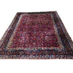 12FT 7IN X 9FT 6IN HAND MADE PERSIAN RUG