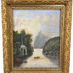 EARLY 20TH CENTURY PAINTING ON BOARD