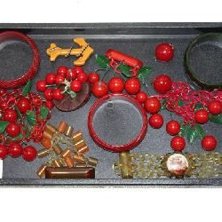 #1 Fun Lot of Bakelite incl. Bangles & Cherries