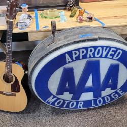 Vintage advertising and Fender Guitar