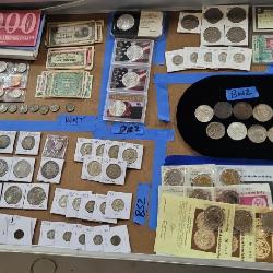 Lots of silver and other coins