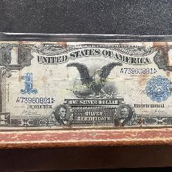 1899 Black Eagle $1 Silver Certificate Note