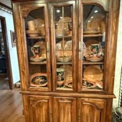 Wooden China display cabinet