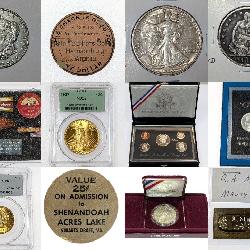 Gold, Silver, Coins and Tokens