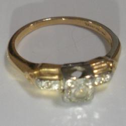 14K-18K JABEL DIAMOND GOLD RING