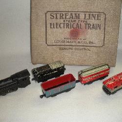 MARX METAL STREAM LINE TOY TRAIN W/ ORIGINAL BOX