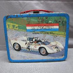 1967 Auto Race Lunchbox w/ Thermos