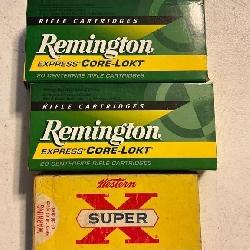 Three Boxes of Rifle Ammo