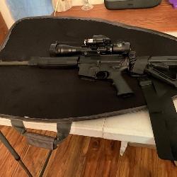 Anderson .223 Rifle with Case