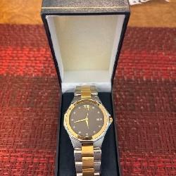 Two-Tone Stainless Steel Wristwatch in Box