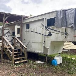 Fifth-Wheel Camper with Slide-Outs