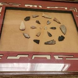 framed arrow display