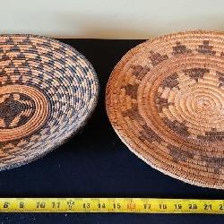 2 Native American baskets