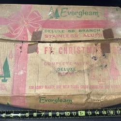 Complete Retro 4ft Evergleam Aluminum Christmas