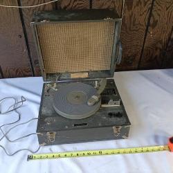 Vintage potable record player