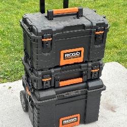 Ridgid 3 pc Stacking Tool Box System