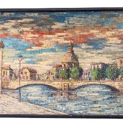 Lefevre Signed Pallet Knife Impasto Landscape