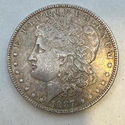 1887 Morgan Silver Dollar