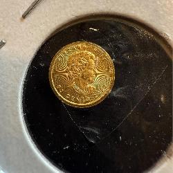 1 gram 9999 Fine Gold Canada Maple