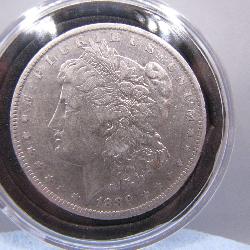 1889 O Morgan Silver Dollar