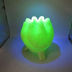 Stunning Uranium Glass Basket
