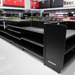 2022 Madix Gondola Shelving 48in Tall 22/22 - 20ft W/4ft End Caps - Sold By The Foot