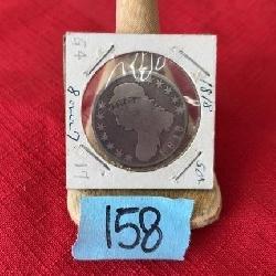 1818 CAPPED BUST HALF DOLLAR COIN