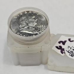 Tube of 1962 Proof? Franklin Silver Half Dollars