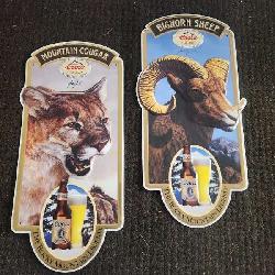 Coors Rocky Mountain Legend mountain cougar and bighorn sheep